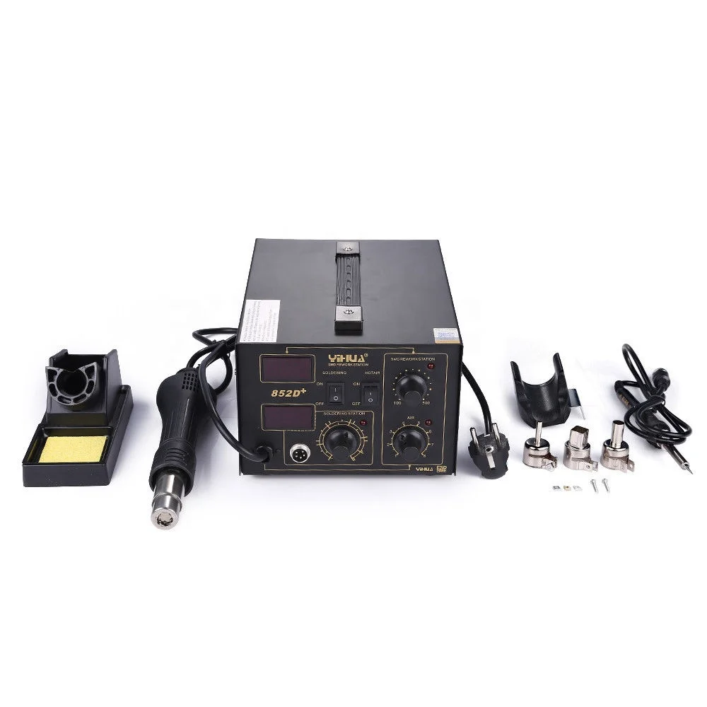 852D + 700 Вт сварочный пистолет горячего воздуха SMD для переделки пайки