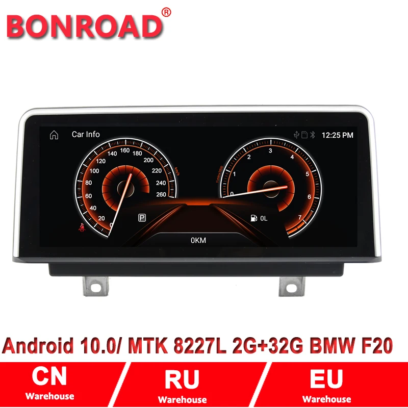 

Bonroad 10.25 Android 10.0 GPS navigation NBT DVD Car Multimedia Player For BMW F30, F31, F34, F20, F21, F32, F33, F36 Unit