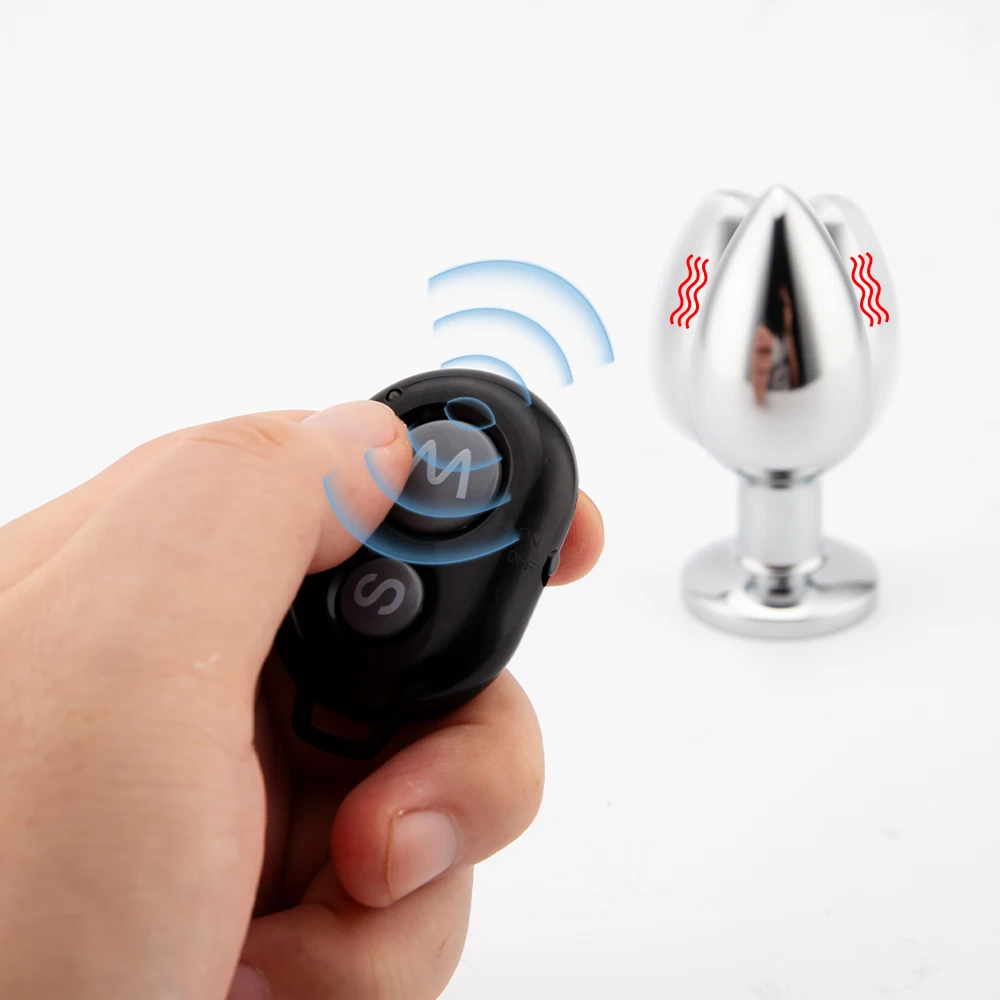 Металлическая Анальная пробка Беспроводные вибраторы для женщин Стимулятор