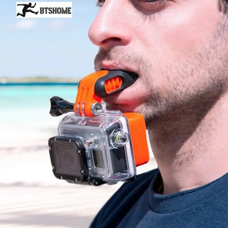 

Go Pro Accessories Surfing Shoot Surf Dummy Bite Mouth Teeth Braces Holder Mount Kit For GoPro Hero Series 4~10 SJCAM