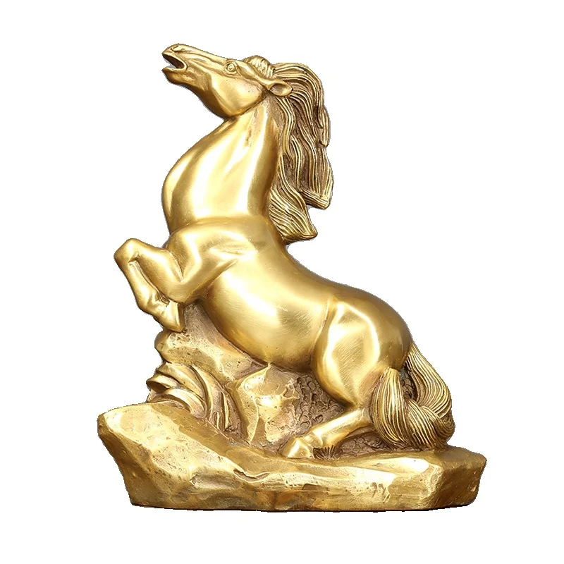 

MOZART Brass Horse Crafts S Chinese Traditional Style Antiques Fine Art Gifts Crafts