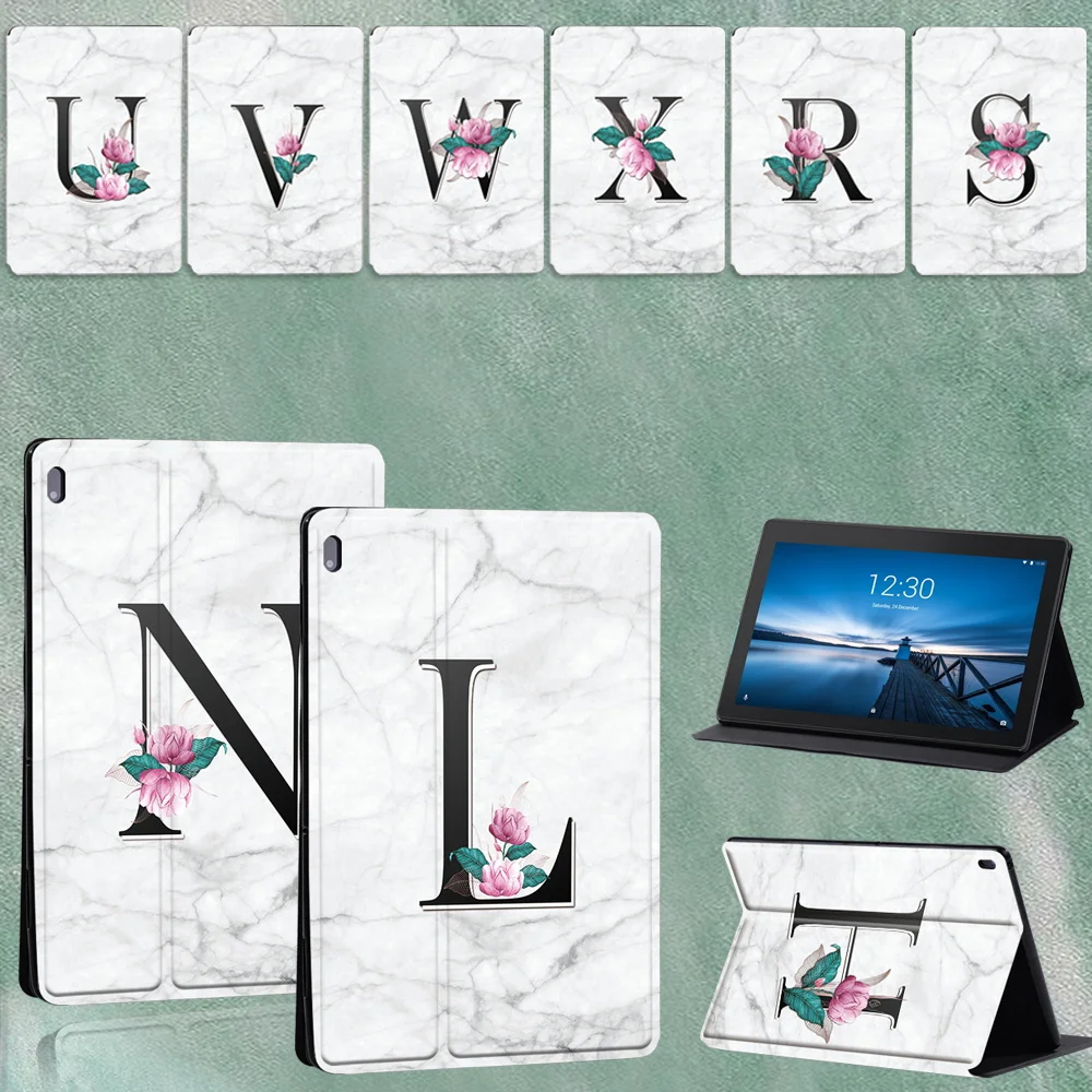 

Case for Lenovo Tab M8/Tab M7/Tab M10 HD 2nd Flag Print Foldable Stand Tablet Case for Tab M10 Plus/Tab M10 10.1"/Tab E10 10.1"