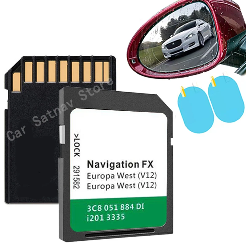 

2020-2021 UK EU For VW RNS 310 WEST Europe Navigation FX V12 Map SD Card GPS Accessories 8GB Navigation Sat Nav