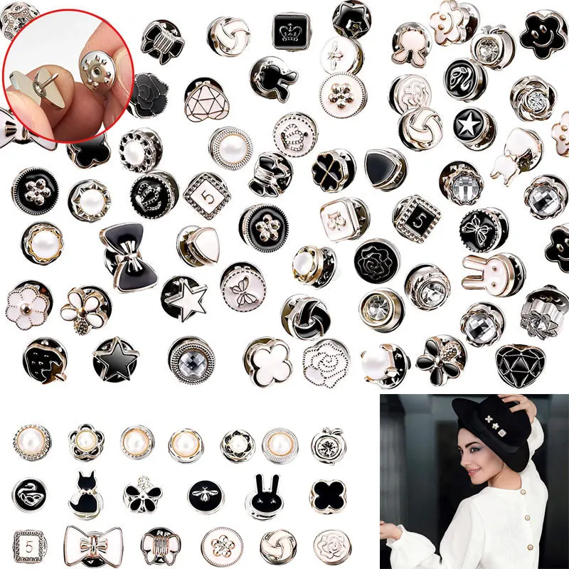 

10 шт., заколки для пальто, платья, одежды