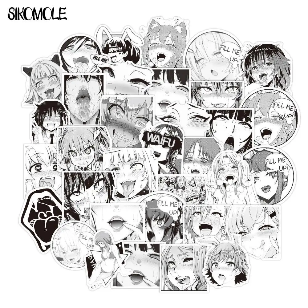 

10/30/50PCS Hentai Waifu Anime Sticker Sexy Girl Material Laptop Pad Suitcase Car Styling Sticker Toys Decal Graffiti Sticker F5