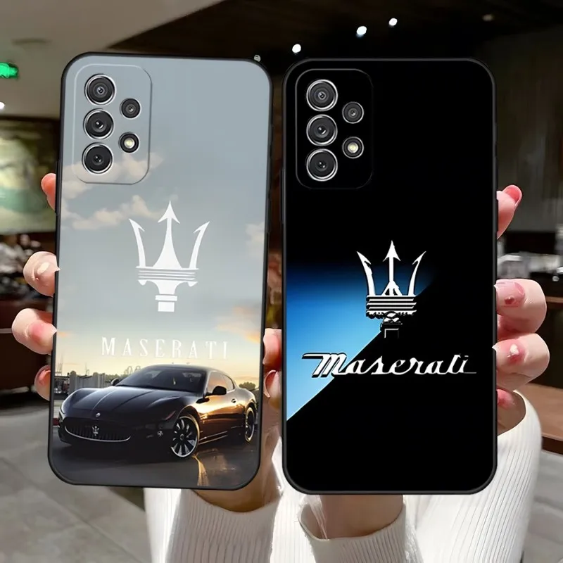 

Чехол Maserati для телефона в спортивном автомобиле для Samsung Note 20 9 8 10 Pro Plus Ultra M20 M31 M30s M40 M80s M10 J7 J6, задние крышки