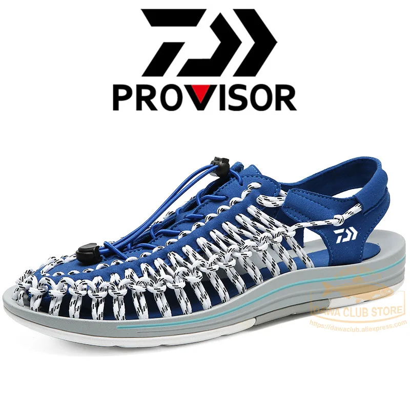 

2022 new summer Dawa fishing sandals outdoor leather sandals men's breathable sports upstream sandals couples hiking sandals