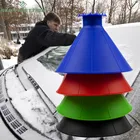 Автомобильный инструмент для удаления снега, многофункциональный инструмент для удаления снега, стеклянные скребки, конусные зимние автомобильные аксессуары