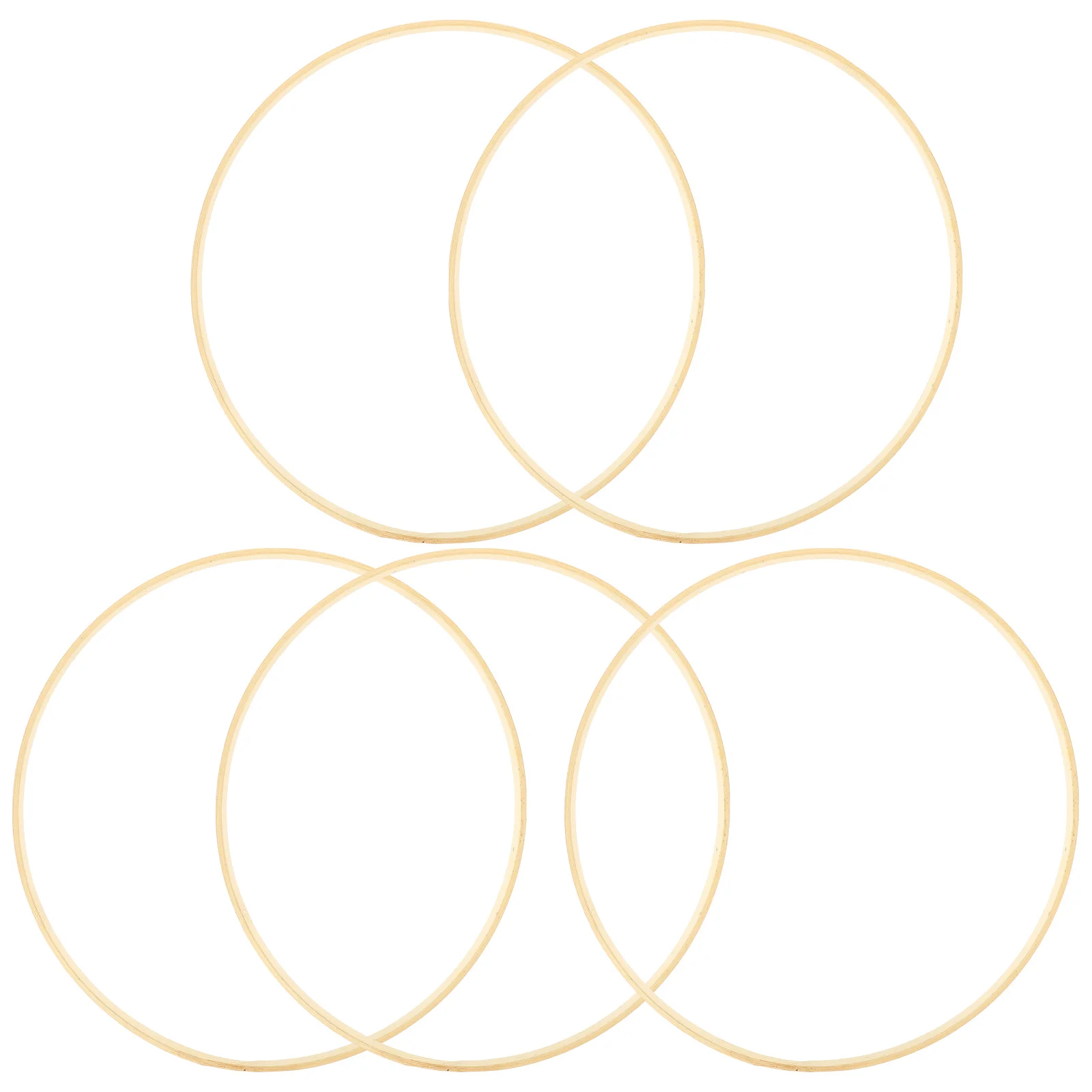 

5Pcs Succulents Garland DIY Frames Wall Hanging Succulents Garland Bamboo Circles Making Rings