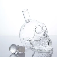 flask for alcohol skull glass whiskey bottle liquor bottle whiskey hip flask spirit glass accessories wine boot for drinking