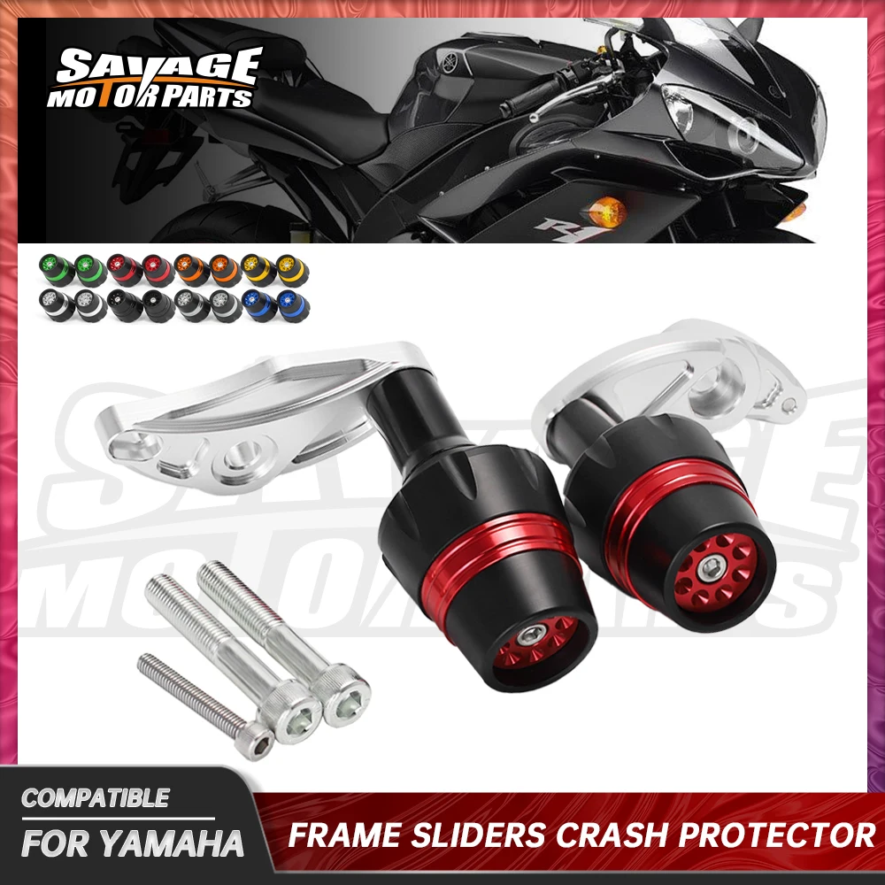 For YAMAHA YZFR1 YZF R1 2007 2008 Motorcycle Frame Sliders Crash Protector Bobbin Falling Protection Motor Pads Accessories