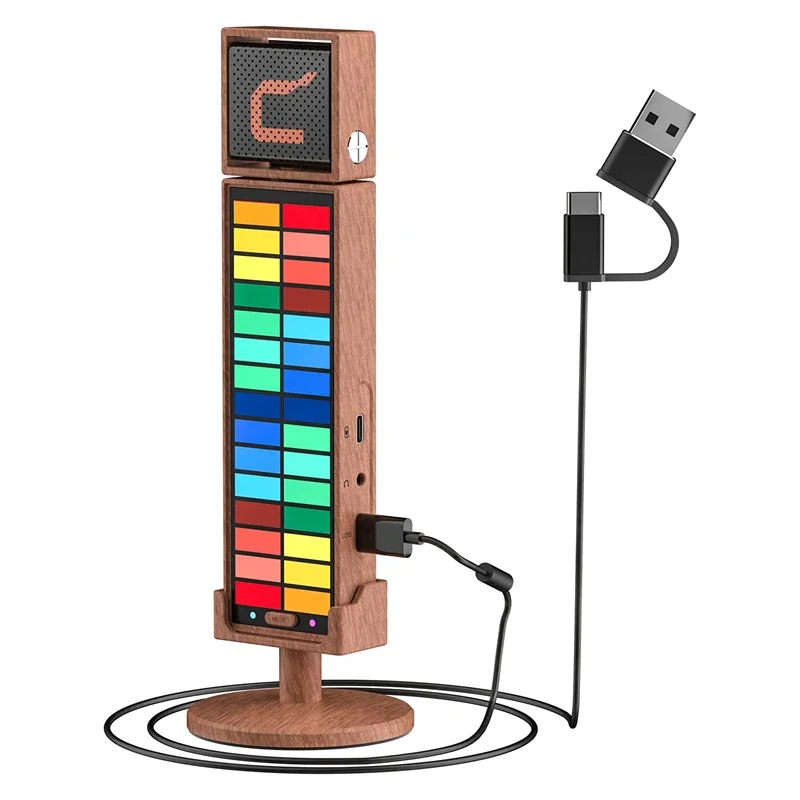 Кардиоидный конденсаторный USB-микрофон COMICA RGB UMIC совместимый со смартфоном/ПК для