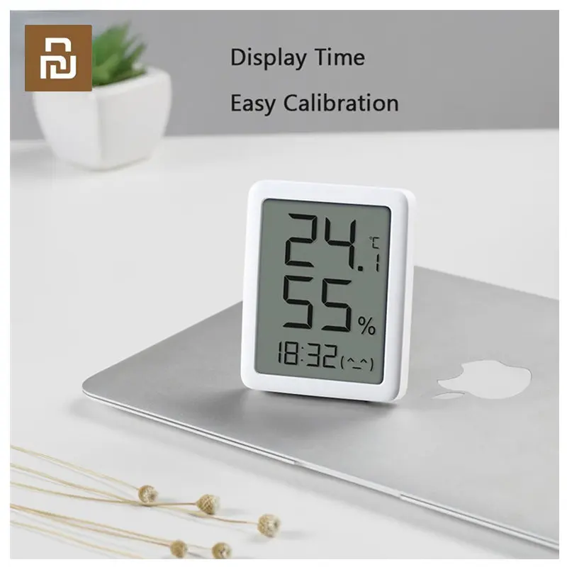 

Электронный термометр-гигрометр Xiaomi Miaomiaoce, домашний комнатный датчик влажности и температуры с высокоточным ЖК-дисплеем