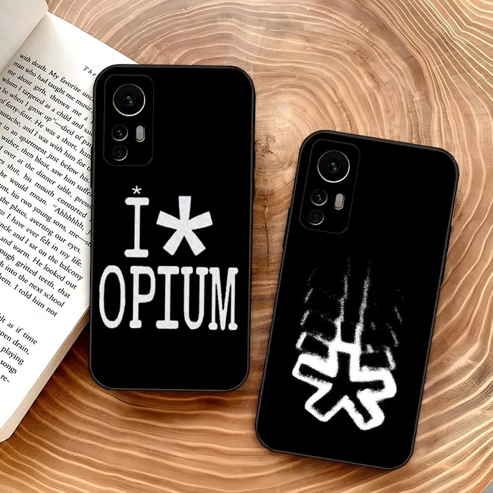 O-Opium Label Playboi Carti Phone Case For Samsung A73 A91 A53 A52 A32 A13 A21 A34 A71 A31 A22 A20 A40 Back Cover