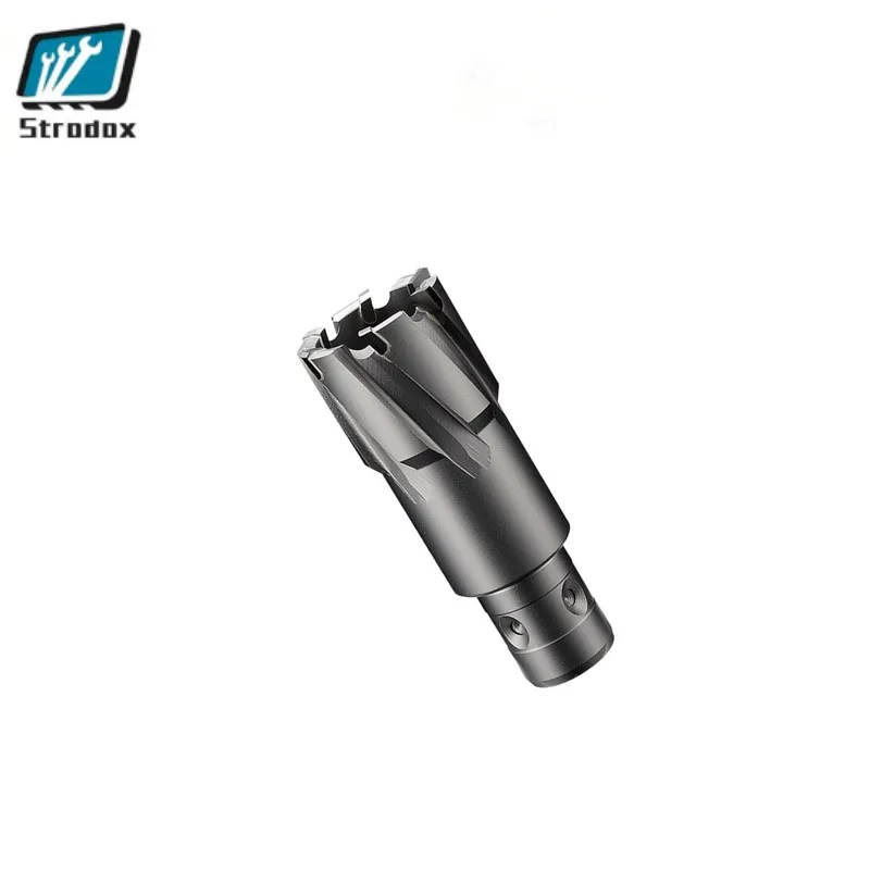 Hollow Drill Bit Super Hard Alloy Material With Magnetic Force Diameter 21mm~30mm Depth 35mm Strong Impact Resistance