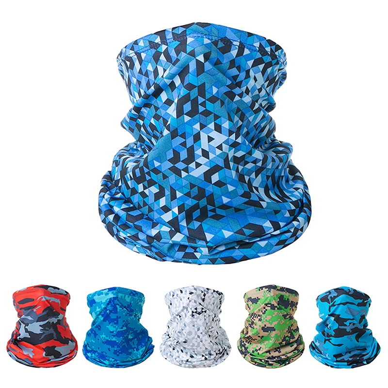 Быстросохнущий Шелковый Шарф С Защитой От Ультрафиолета Дышащая Бандана Для