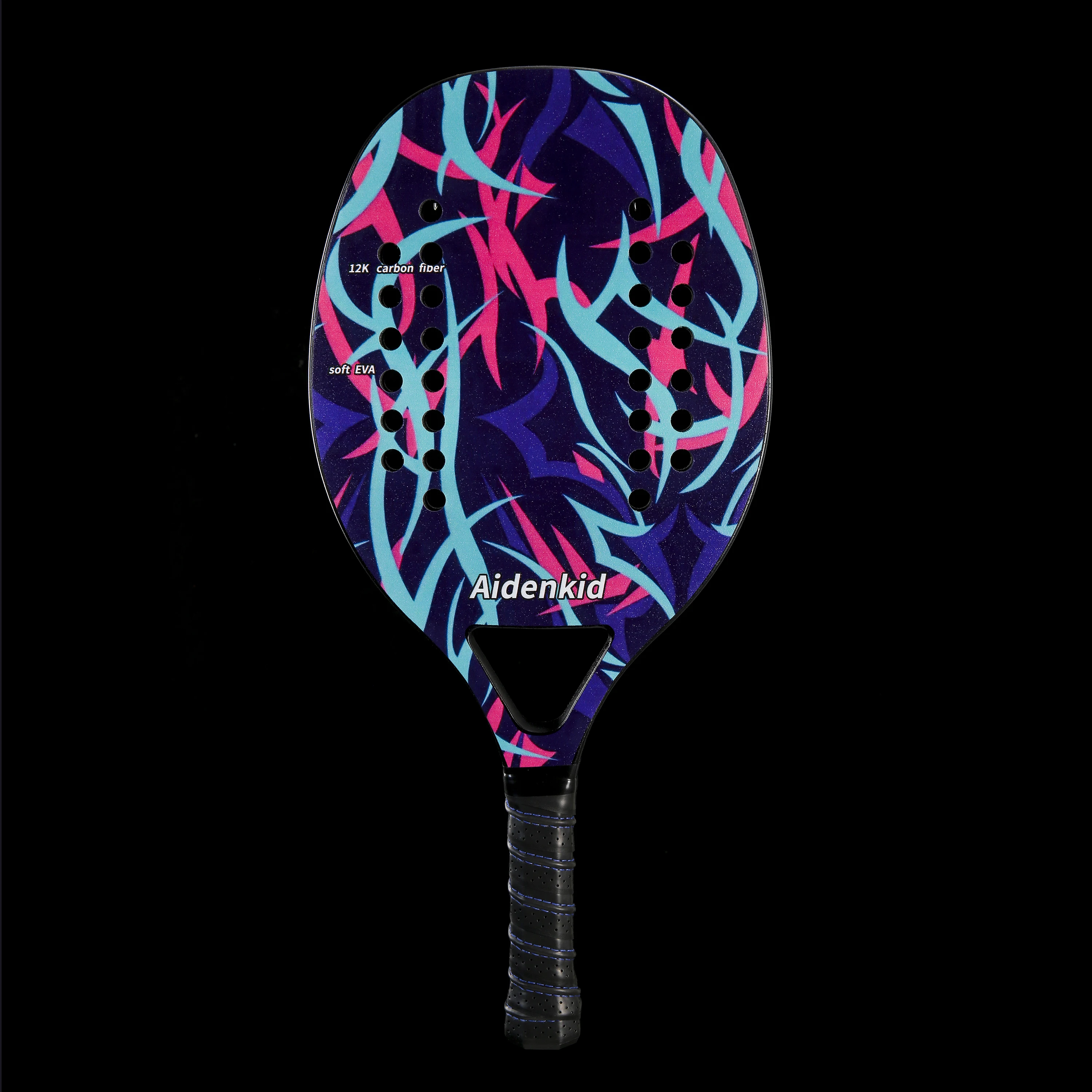 Aidenkid Beach Tennis Racket 3K 12K 18K Carbon Fiber Professional Raquete Beach Tennis Racket Tenis Racquet Rough Face With Bags