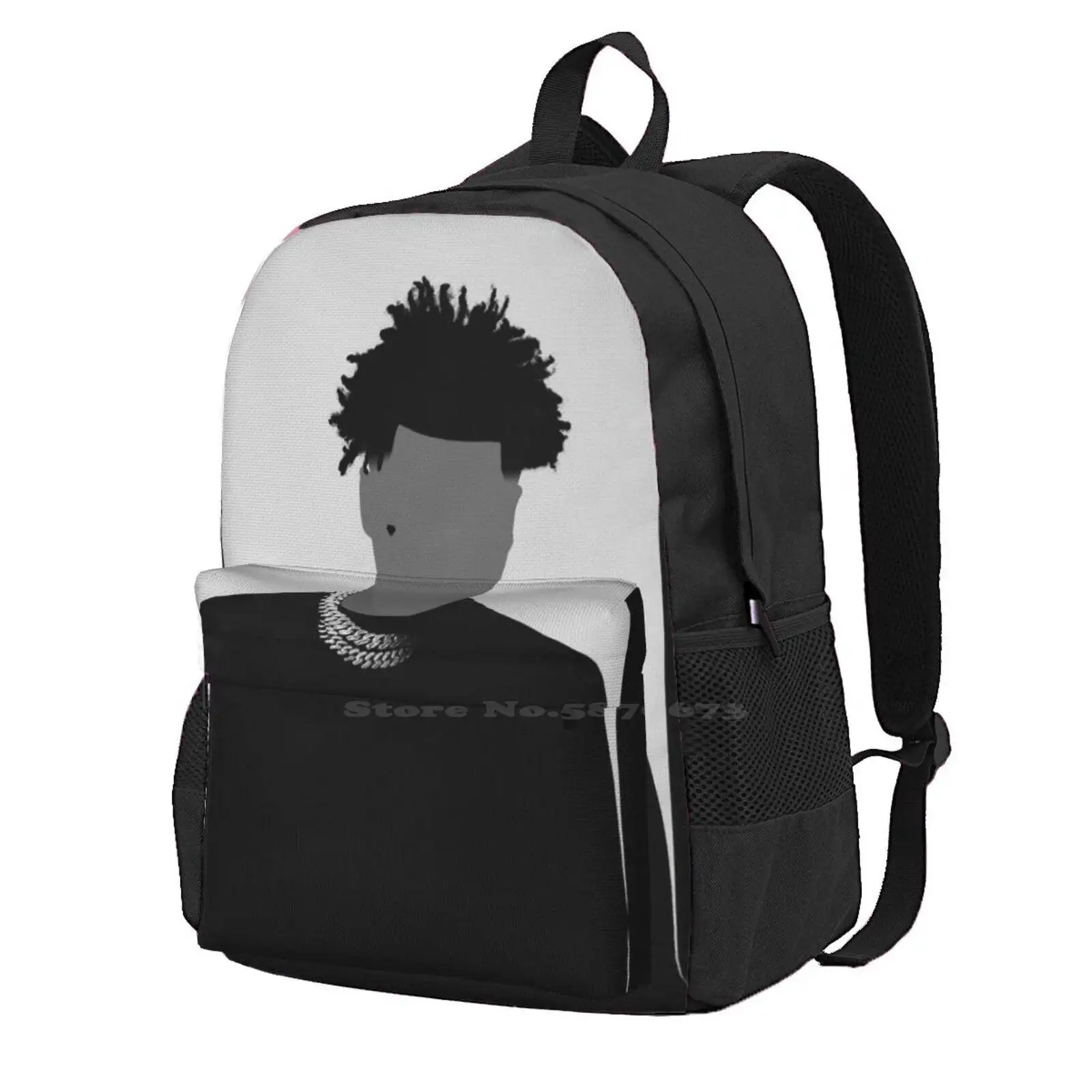 Youngboy Fashion Travel Laptop School Backpack Bag Youngboy Never Broke Again Top 38 Baby Nle Choppa Dababy My Turn Blame On It