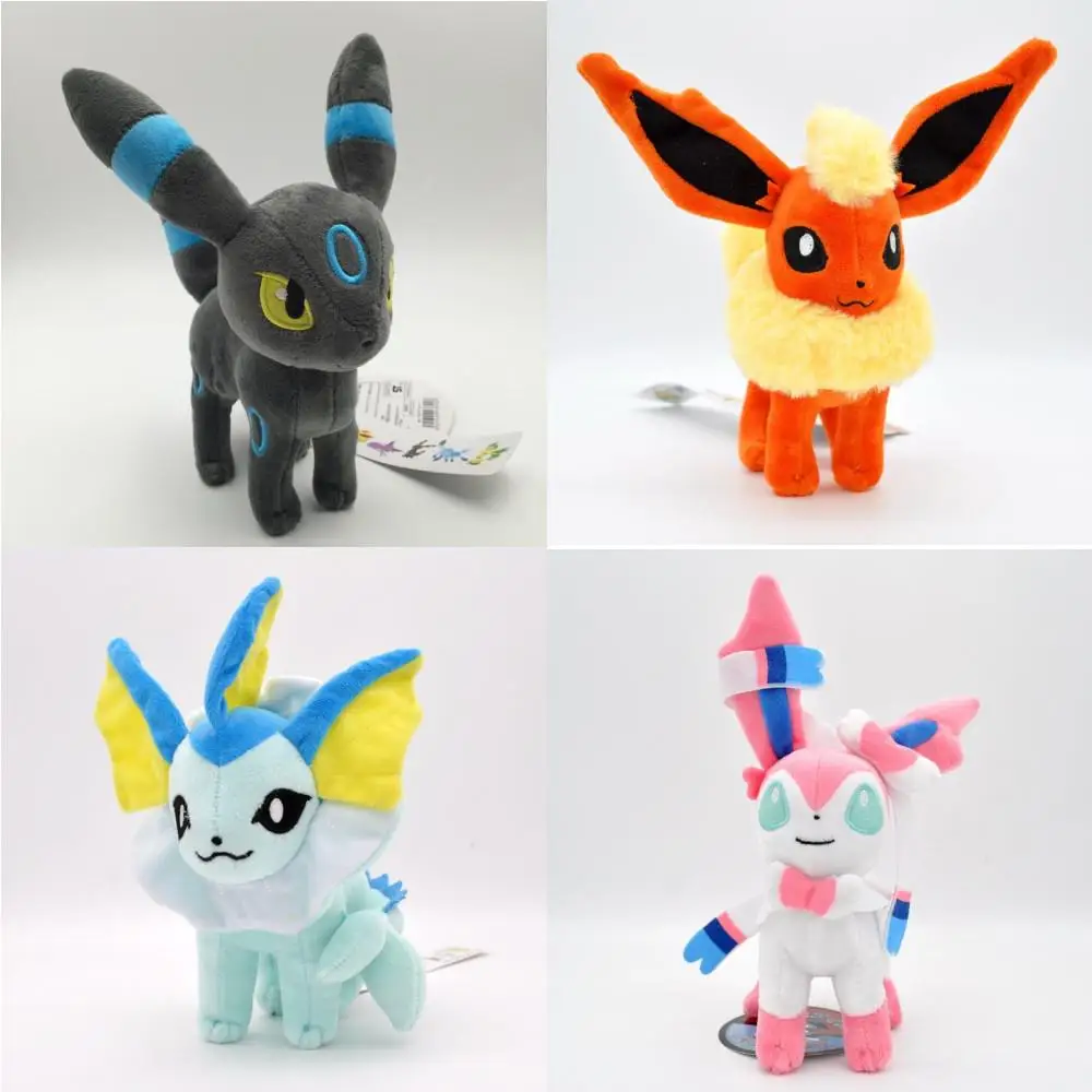 

Игрушка плюшевая в виде мультяшного Аниме Pokemon Eevee, 18 см