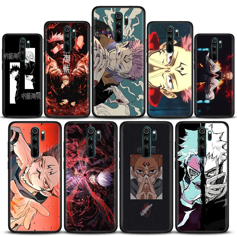 

Phone Case for Redmi 6 6A 7 7A Note 7 8 8A Pro 8T Case Note 9 9S Pro 4G 9T Soft Silicone Cover Anime Manga Jujutsu Kaisen