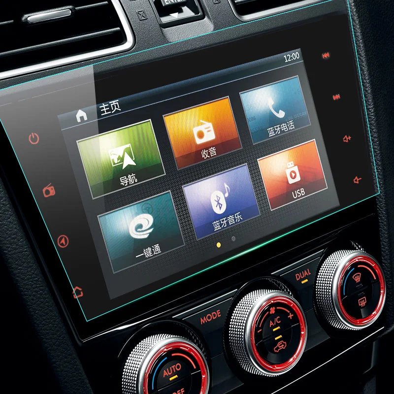 Закаленная пленка для экрана автомобиля стальная наклейка против царапин subaru xv