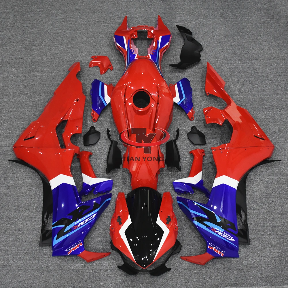 

Cowling Красный Синий и Белый Латте искусство мотоцикл для CBR1000RR 2017 2018 2019 CBR1000 RR полный комплект обтекателей инъекция кузов
