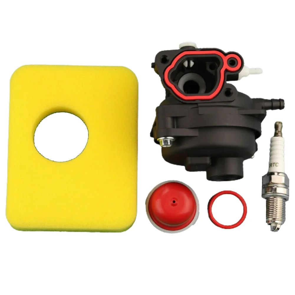 

For ​591324 Carburetor Carb Air Filter For Engine 591324 Carburetor Air Filter Primer Bulb Spark Plug Kit Lawn Mower Spare Parts