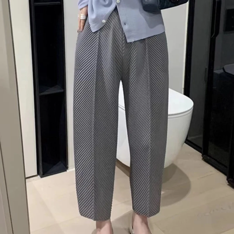 Брюки-карандаш женские плиссированные универсальные повседневные Модные