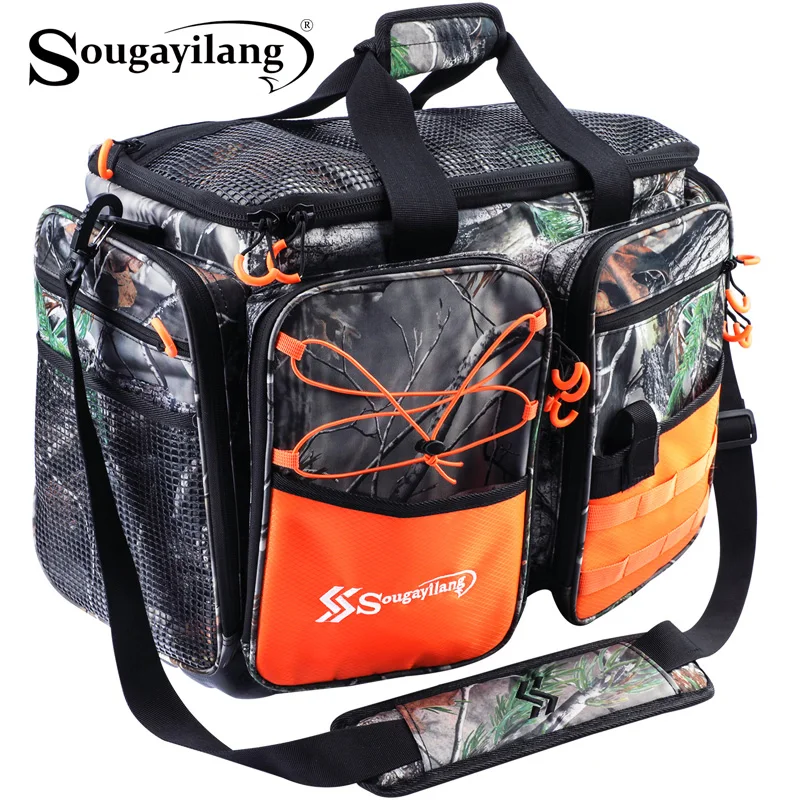 

Сумка рыболовная, многофункциональная, большая емкость, водонепроницаемая