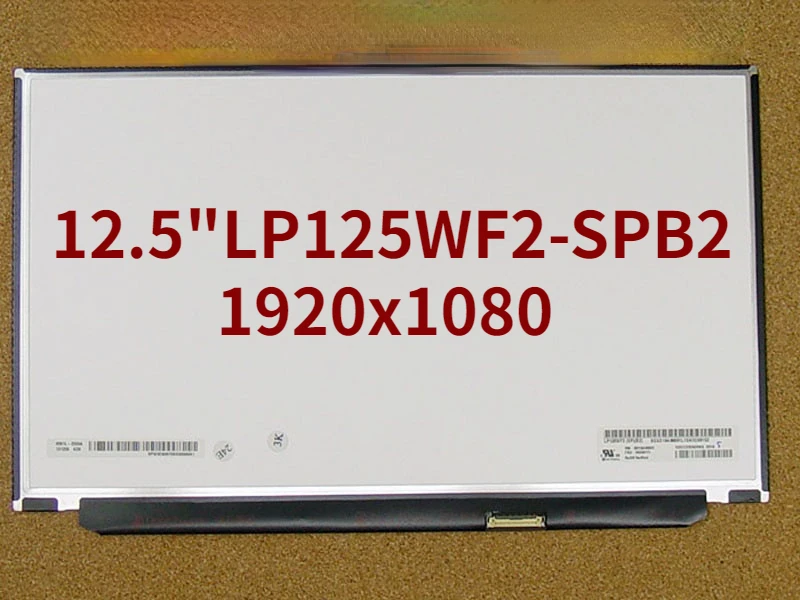 

12,5 "светодиодный ЖК-экран LP125WF2-SPB2 1920x1080 новая Замена