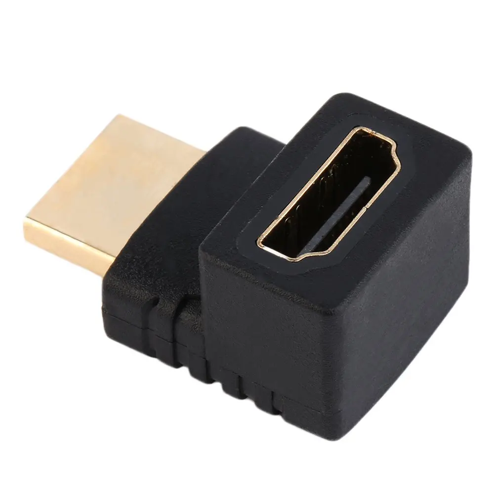 

270 Degree Right Angled HDMI-compatible Adaptor A Male to Female Cable Coupler Adaptor For HDTV In StockBest Selling In