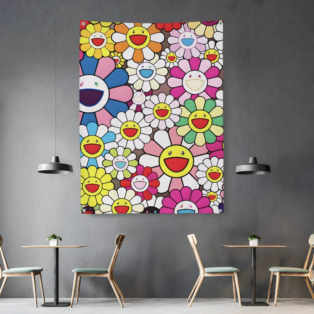 T-TaKAshi T-Trendy Art M-MuraKAmi Флаг для дома и сада Открытый фон с принтом из микрофибры