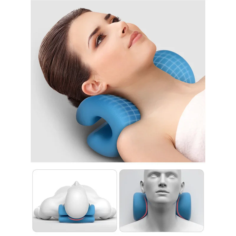 

Релаксатор для шеи и плеч, релаксатор для шеи, хиропрактика, подушка для облегчения боли в позвоночнике, подарок, Съемный и моющийся