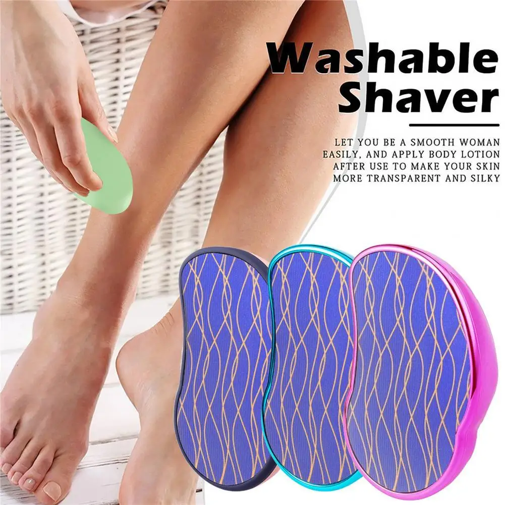 

Household Thigh Hair Remover Reusable Portable Glass Physical Hair Remover Beauty Depilation Tool for Men Women Safe Epilator