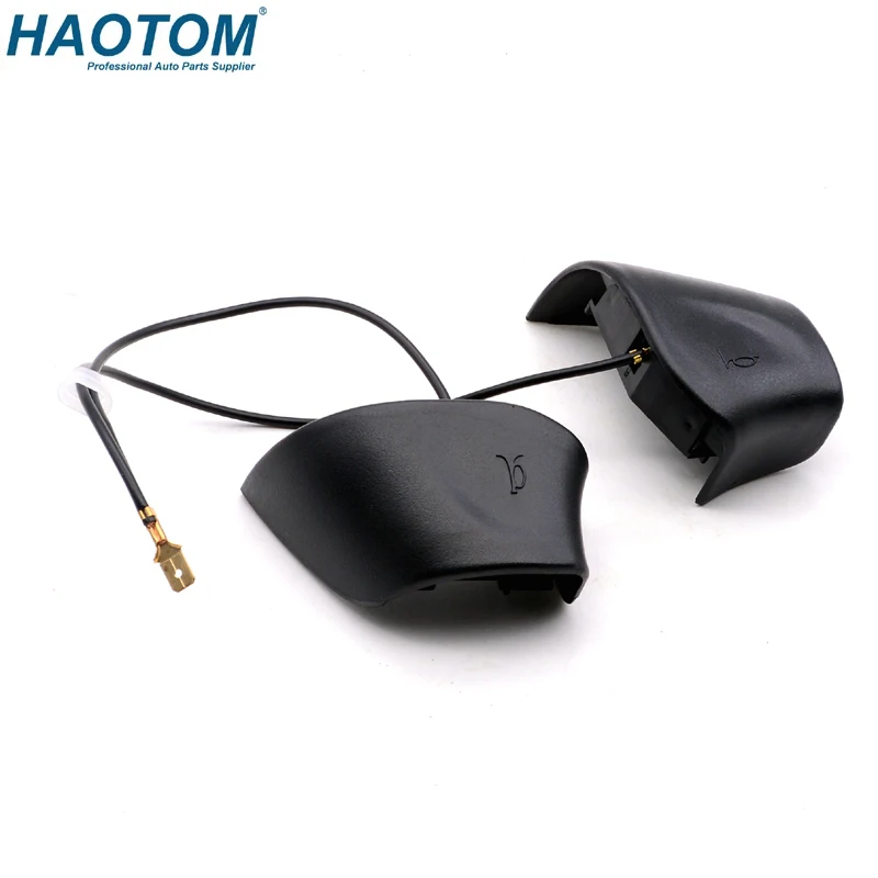 

2Pcs For VW MK3 Golf Jetta Polo Cabrio Left Right Steering Wheel Horn Cover Cap Button Contact Switch Replacement