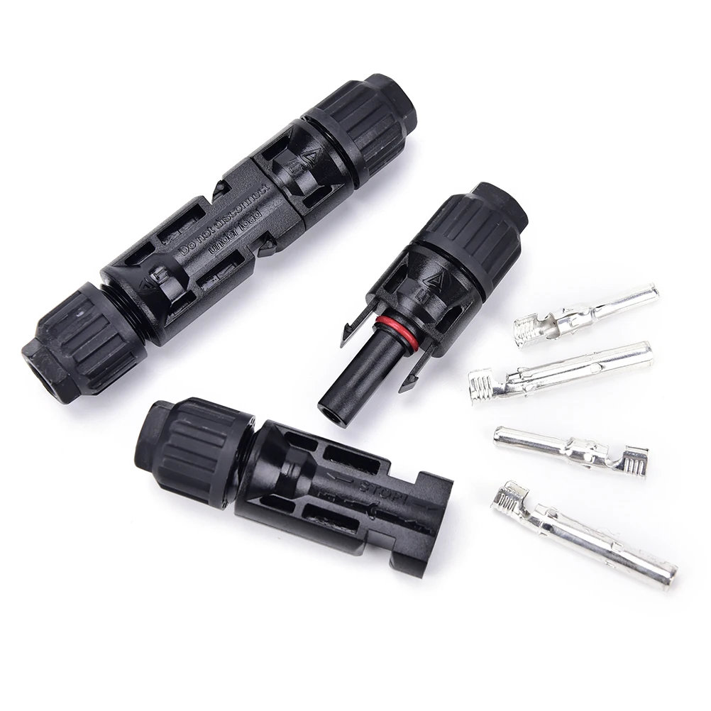

1PC Connector Male And Female Solar Panel Connector 30A 1000V For PV Cable Solar Panel Connect