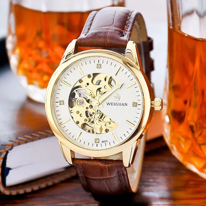 Мужские механические часы с автоматическим механизмом деловые высокого