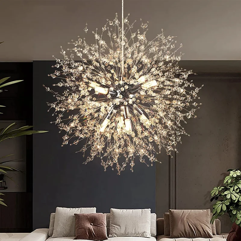 

Luxurious Nordic Crystal Pendant Light for Stylish Living Room Minimalist Modern Restaurant and Fashion Store Cashier Ceiling