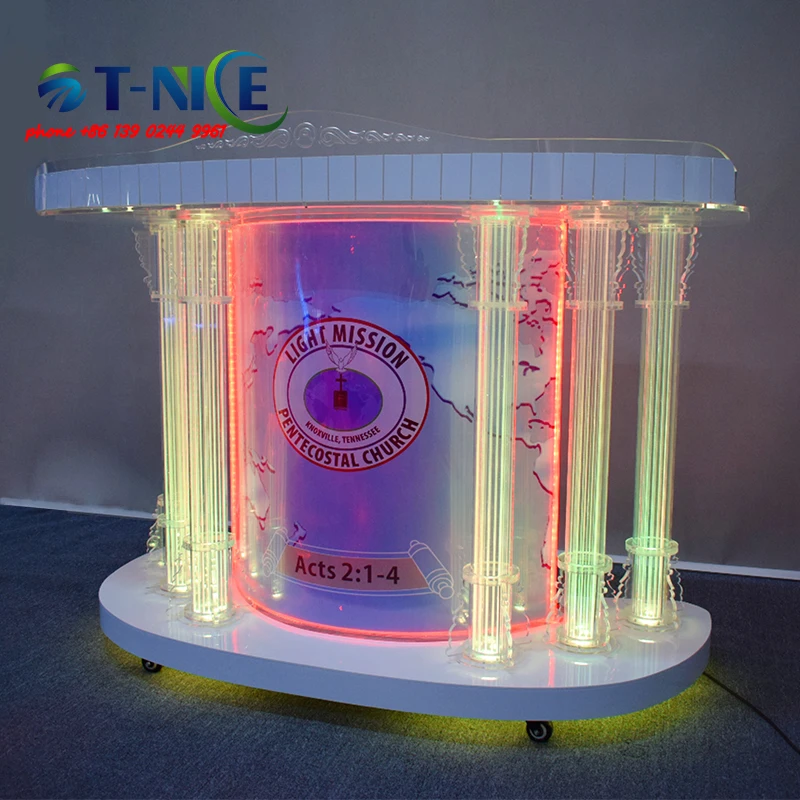 Современный подиум церковная кафедра большая настольная платформа для