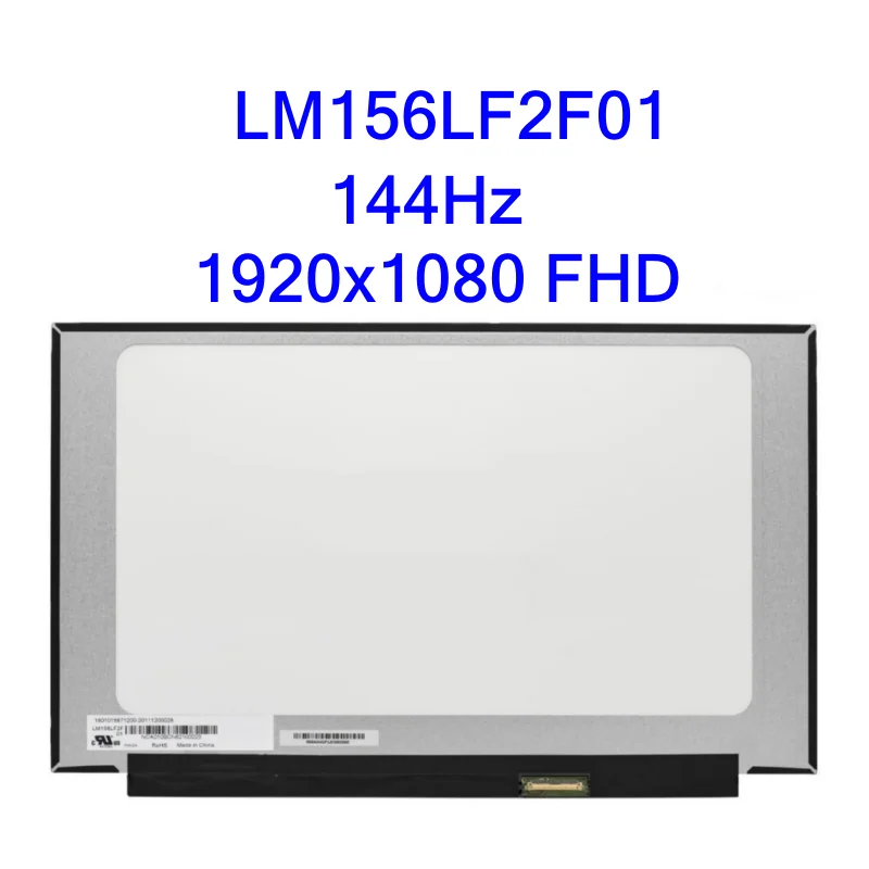 

15.6-inch 144Hz Laptop LCD Screen LM156LF2F01 For ASUS FX505 FX506 FX507 FX571 G512 G513 G531 TUF505 TUF516 TUF565 40pin eDP