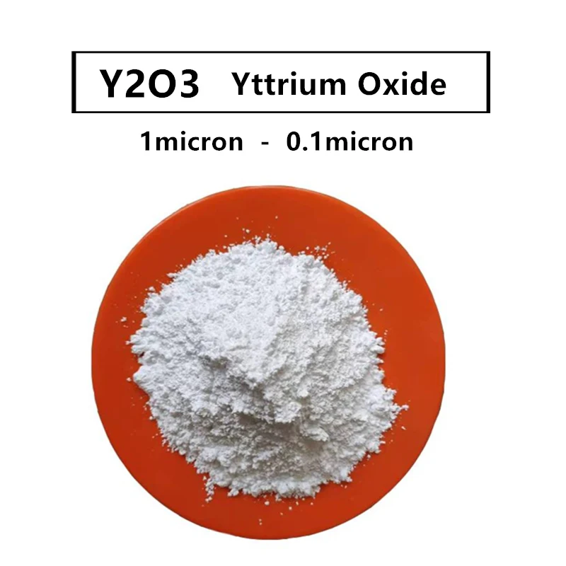 

Порошок Y2O3 высокой чистоты, 99.9% оксид иттрия для R & D, ультратонкие нано-порошки, около 1 микрон-0,1 микрон