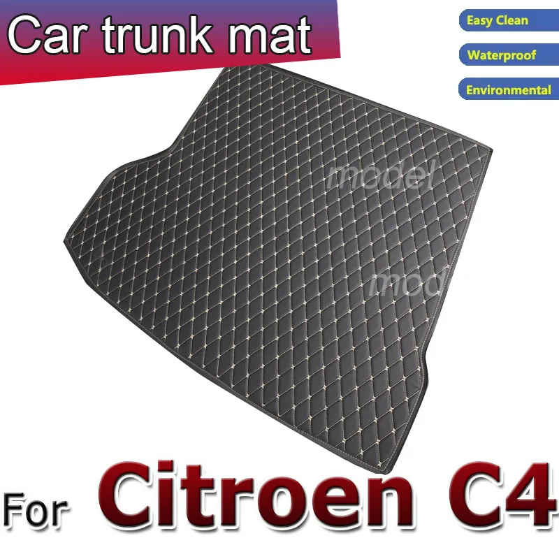

Car trunk mat for Citroen C4 Two doors 2006 2007 2008 2009 2010 2011 cargo liner carpet interior accessories cover