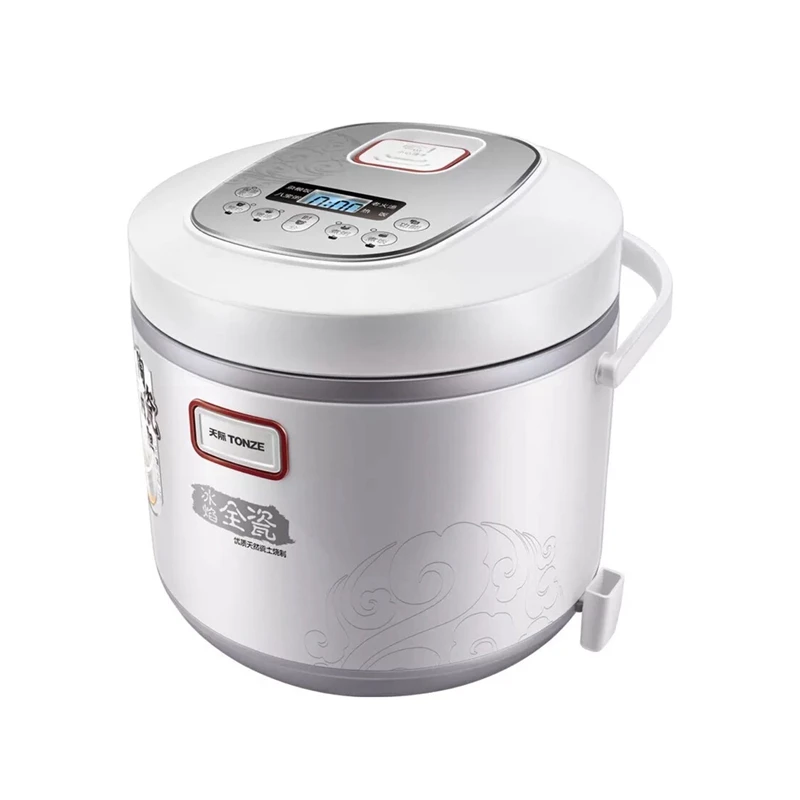 With Natural Non Stick Ceramic Pot Electric Drum Shape Rice Cooker