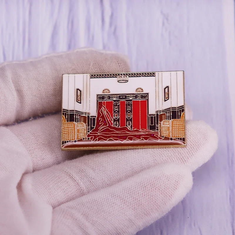 Эмалированная шпилька с подъемом и изображением подъемника значок из фильма