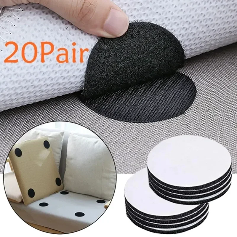 

10/20 Pairs of Strong Anti-curling Carpet Tape Non-slip Stickers Carpet Gripper Self-adhesive Double-sided Stickers