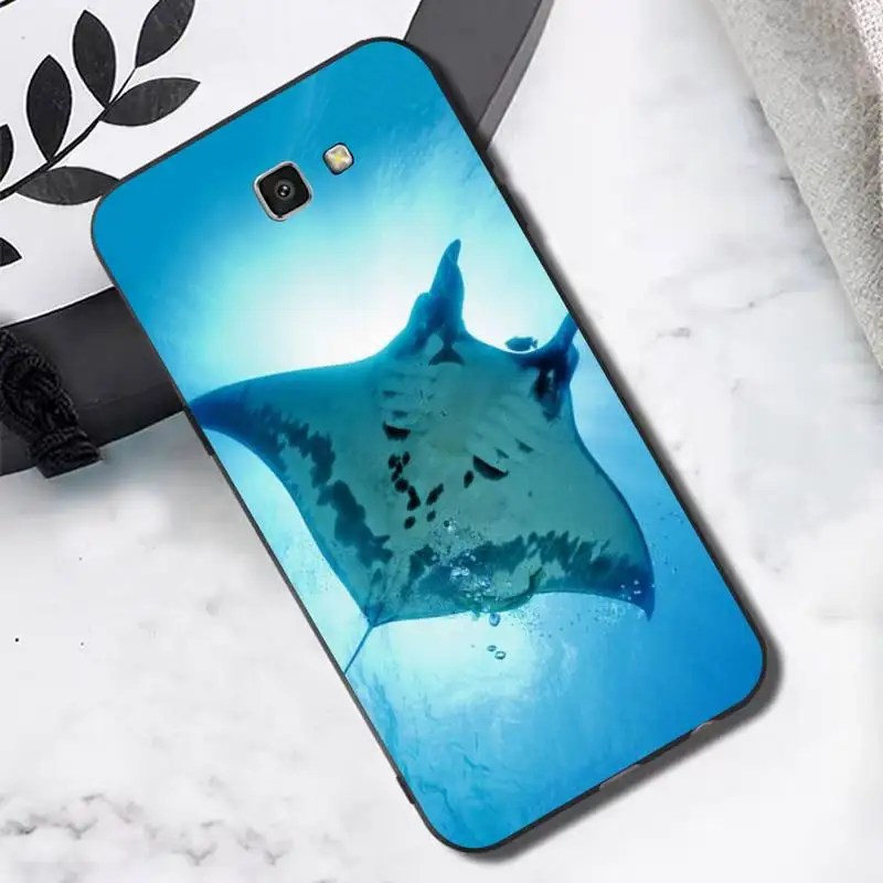 YNDFCNB Ocean Animal Manta Ray Phone Case For Samsung J 7 plus 7core J7 neo J6 plus prime J6 J4 J5 Mobile Cover