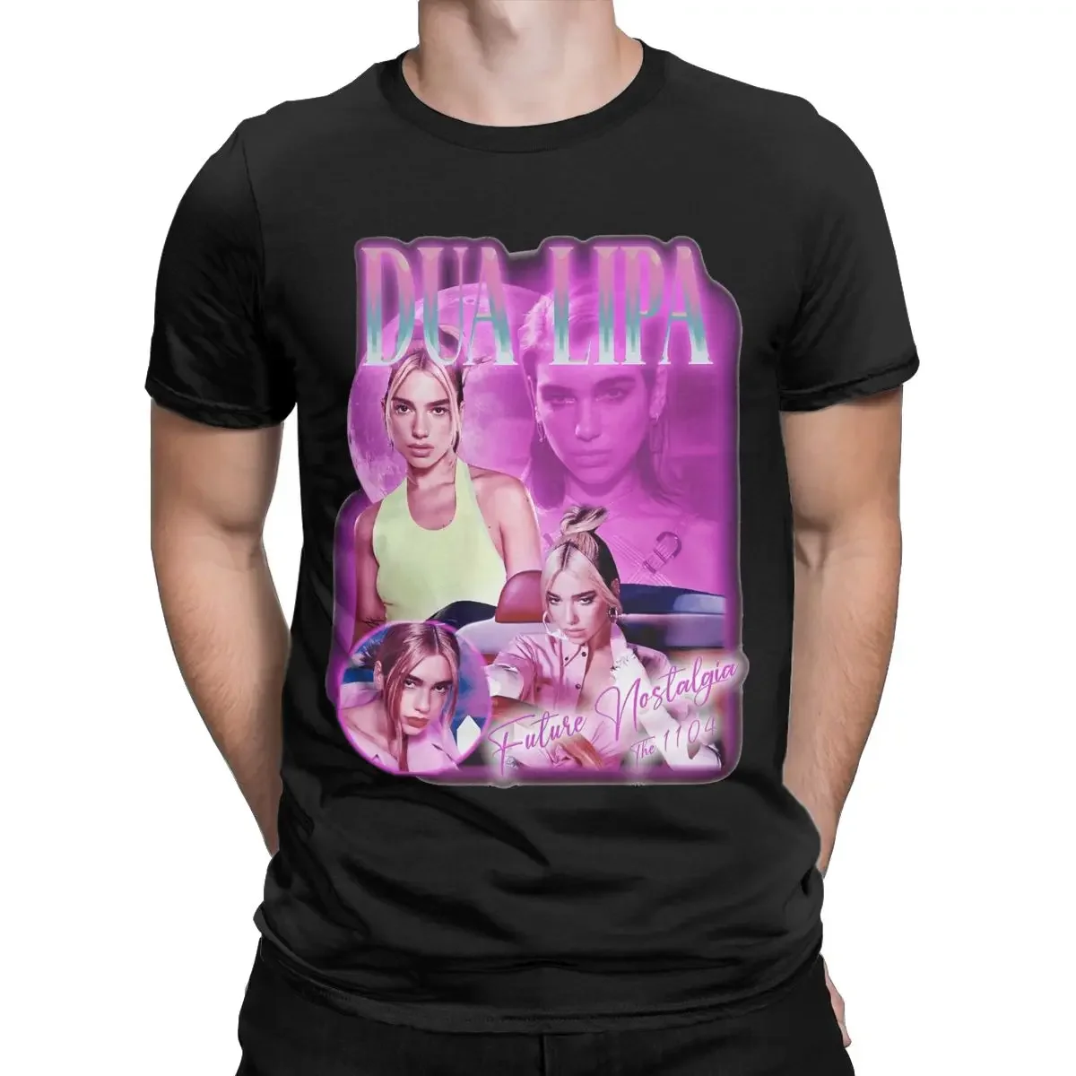 Всесезонная Мужская и женская футболка-ботинки D-Dua Lipa Singer забавная футболка из