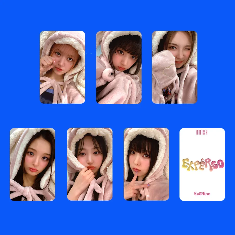 

6 шт./набор Kpop Idol NMIXX Lomo карты фотокарты Фотокарточка EVERLINE3.0 открытка для коллекции поклонников