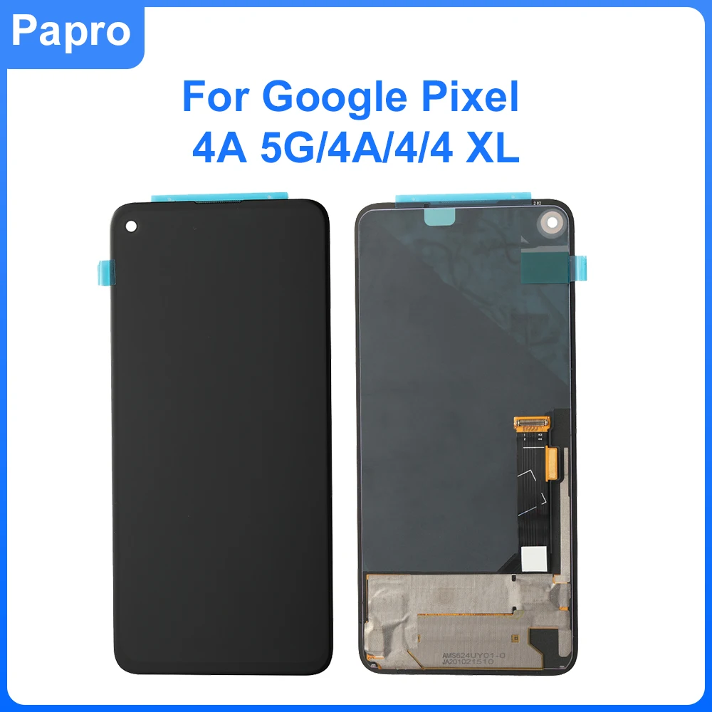 OEM OLED-экран для Google Pixel 4 4A XL, зеркальный ЖК-дисплей без битых пикселей, зеркальный экран, дигитайзер в сборе, запасные части для ремонта OEM OLED-экран для Google Pixel 4 4A XL, зеркальный ЖК-дисплей без битых пикселей, зеркальный экран, дигитайзер в сборе, запасные части для ремонта