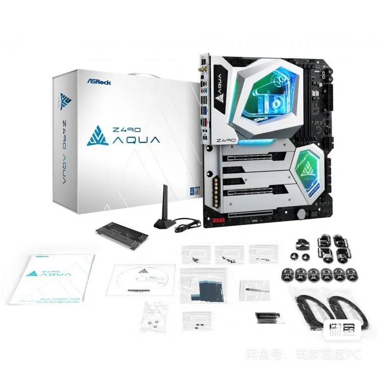 

new original for ASROCK Z490 AQUA Motherboard DDR4 PCI-E 3.0 USB3.1 Gen4 Overlocking Desktop Z490 LGA 1200